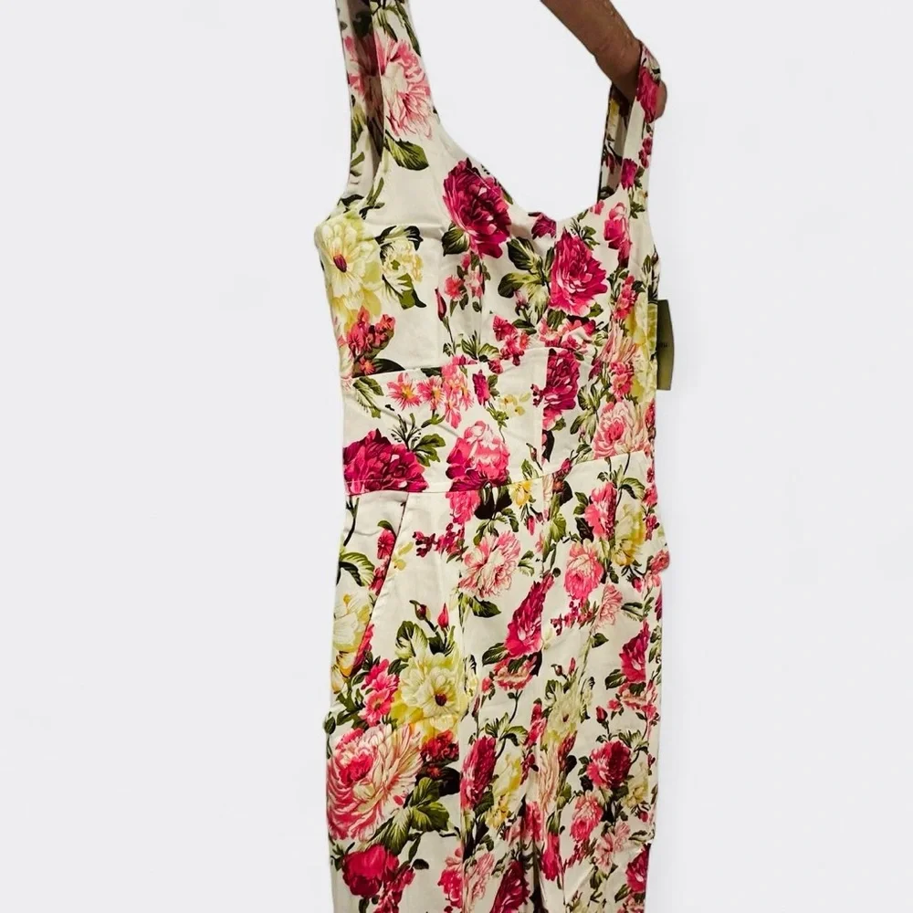 NWT ee:some Floral Jumpsuit - Sz S - Picture 2 of 7